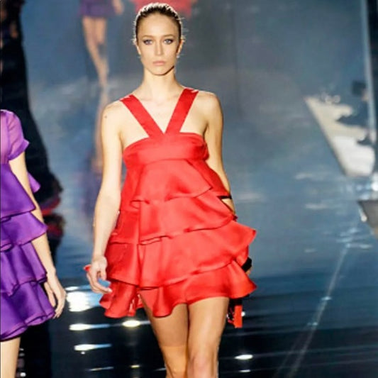 Gucci runway Spring/ Summer 2007 silk organza dress